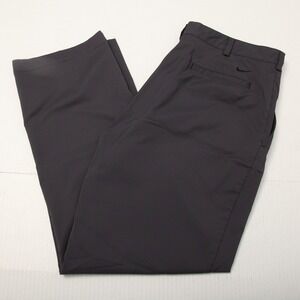 Nike Victory Golf Pants Mens 36x32 Gray Plaid Dri-FIT Performance Stretch